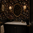 Load image into Gallery viewer, Kilda's Gardens Dark Floral Chintz Peel and Stick and Traditional Wallpaper