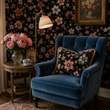 Load image into Gallery viewer, Addilyn Moody Dark Flower Garden Peel and Stick and Traditional Wallpaper