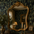 Load image into Gallery viewer, Elanore Victorian Botanical Damask Bird Peel and Stick and Traditional Wallpaper