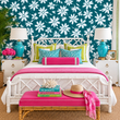 Load image into Gallery viewer, Sutton Lane Blue Floral Peel and Stick and Traditional Wallpaper