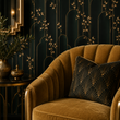 Load image into Gallery viewer, Lavenside Crescent Antique Art Deco Botanical Peel and Stick and Traditional Wallpaper