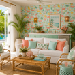Load image into Gallery viewer, Summerfield Lane Tropical Fruit Peel and Stick and Traditional Wallpaper