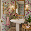 Load image into Gallery viewer, Amelia Court Flower Garden Peel and Stick and Traditional Wallpaper