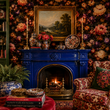 Load image into Gallery viewer, Peonies Victorian Moody Peel and Stick and Traditional Wallpaper