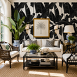 Load image into Gallery viewer, Biscoe Grove Tropical Palm Peel and Stick and Traditional Wallpaper