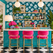 Load image into Gallery viewer, Sutton Lane Blue Floral Peel and Stick and Traditional Wallpaper