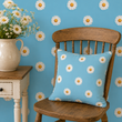 Load image into Gallery viewer, Charity Blue Floral Design with White Daisies Peel and Stick and Traditional Wallpaper
