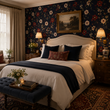Load image into Gallery viewer, Hailes Avenue Victorian Floral Peel and Stick and Traditional Wallpaper