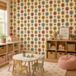 Load image into Gallery viewer, Brinley Way Daisy Floral Peel and Stick and Traditional Wallpaper