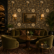 Load image into Gallery viewer, pickwick-elm-adelaide-street-wallpaper-traditional-cocktail-lounge-velvet-seating.jpg