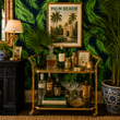 Load image into Gallery viewer, Polquhap Grove Tropical Palms Peel and Stick and Traditional Wallpaper
