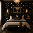 Load image into Gallery viewer, Zelda Moody Moon and Stars Peel and Stick and Traditional Wallpaper
