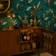 Load image into Gallery viewer, Drapers Gardens Blue Tropical Peel and Stick and Traditional Wallpaper