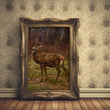 Load image into Gallery viewer, Stag in an Autumn Landscape, by Rosa Bonheur, circa 1800's