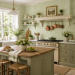 Load image into Gallery viewer, Arlette Green Botanical Victorian Peel and Stick and Traditional Wallpaper