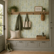 Load image into Gallery viewer, Bay Avenue Savannahian Geometric Peel and Stick and Traditional Wallpaper