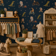 Load image into Gallery viewer, Bradley Boulevard Cute Animal Peel and Stick and Traditional Wallpaper
