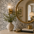 Load image into Gallery viewer, Billiter Court Black and White Peel and Stick and Traditional Wallpaper