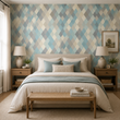 Load image into Gallery viewer, Chelly Modern Diamond Soft Geometric Pattern Peel and Stick and Traditional Wallpaper