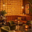Load image into Gallery viewer, Lochinver Lane Bold Geometric Retro Peel and Stick and Traditional Wallpaper