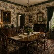 Load image into Gallery viewer, Alfred Mews Victorian Toile Peel and Stick and Traditional Wallpaper