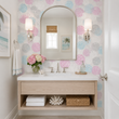 Load image into Gallery viewer, Lillian Trace Polka-Dot Peel and Stick and Traditional Wallpaper