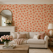 Load image into Gallery viewer, Clara Rose Victorian Shabby Chic Pink Roses Peel and Stick and Traditional Wallpaper