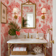 Load image into Gallery viewer, Boleyn Gardens Victorian Toile Peel and Stick and Traditional Wallpaper