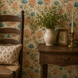 Load image into Gallery viewer, Vermeer Gardens Vintage Cottage Floral Peel and Stick and Traditional Wallpaper
