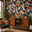 Load image into Gallery viewer, Willan Road Tropical Vintage Peel and Stick and Traditional Wallpaper
