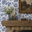 Load image into Gallery viewer, Three Quays Walk Vintage Floral Peel and Stick and Traditional Wallpaper