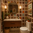 Load image into Gallery viewer, Archie Bold Mid-Century Modern Peel and Stick and Traditional Wallpaper