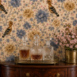 Load image into Gallery viewer, Upland Road Botanical Bird Peel and Stick and Traditional Wallpaper