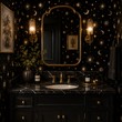 Load image into Gallery viewer, Zelda Moody Moon and Stars Peel and Stick and Traditional Wallpaper