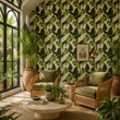 Load image into Gallery viewer, Antigua Street Tropical Botanical Peel and Stick and Traditional Wallpaper