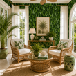 Load image into Gallery viewer, Canfield Gardens Botanical Peel and Stick and Traditional Wallpaper