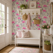 Load image into Gallery viewer, Lillian Lane Pink Floral Peel and Stick and Traditional Wallpaper
