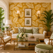 Load image into Gallery viewer, Bridgewater Highwalk Tropical Palm Peel and Stick and Traditional Wallpaper