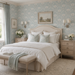 Load image into Gallery viewer, Amelia Street Victorian Floral Peel and Stick and Traditional Wallpaper