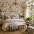Load image into Gallery viewer, Liza Mae Watercolor Botanical Floral Peel and Stick and Traditional Wallpaper