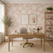 Load image into Gallery viewer, Chelsea Girl Room Pink and Brown Polka-Dot Peel and Stick and Traditional Wallpaper