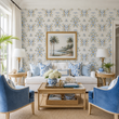 Load image into Gallery viewer, Shelby Abstract Floral Farmhouse Peel and Stick and Traditional Wallpaper