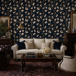 Load image into Gallery viewer, Adenmore Road Victorian Tulip Floral Peel and Stick and Traditional Wallpaper