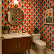 Load image into Gallery viewer, Dottie Retro Mid-Century Modern Bold Retro Peel and Stick and Traditional Wallpaper