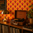 Load image into Gallery viewer, Ursula Street Orange Retro Peel and Stick and Traditional Wallpaper