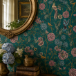 Load image into Gallery viewer, Emerald Drive Chinoiserie Peel and Stick and Traditional Wallpaper