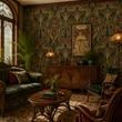 Load image into Gallery viewer, Melba Ornate Art Nouveau Peel and Stick and Traditional Wallpaper