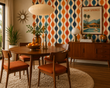 Load image into Gallery viewer, Corbin Bold Mid-Century Modern Peel and Stick and Traditional Wallpaper