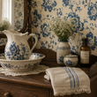 Load image into Gallery viewer, Weston Rise English Cottage Floral Peel and Stick and Traditional Wallpaper