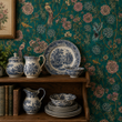 Load image into Gallery viewer, Emerald Drive Chinoiserie Peel and Stick and Traditional Wallpaper